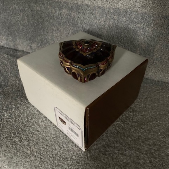 JAY STRONGWATER Trillion Trinket box Swarovski crystal - Picture 2 of 8